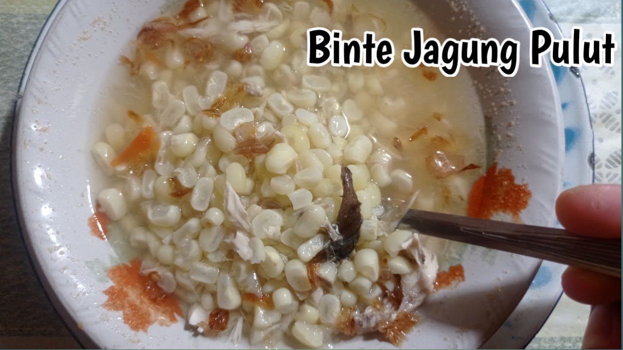 RESEP MILU SIRAM ATAU  BINTE JAGUNG PULUT || SUPER ENAK DAN LEZAT