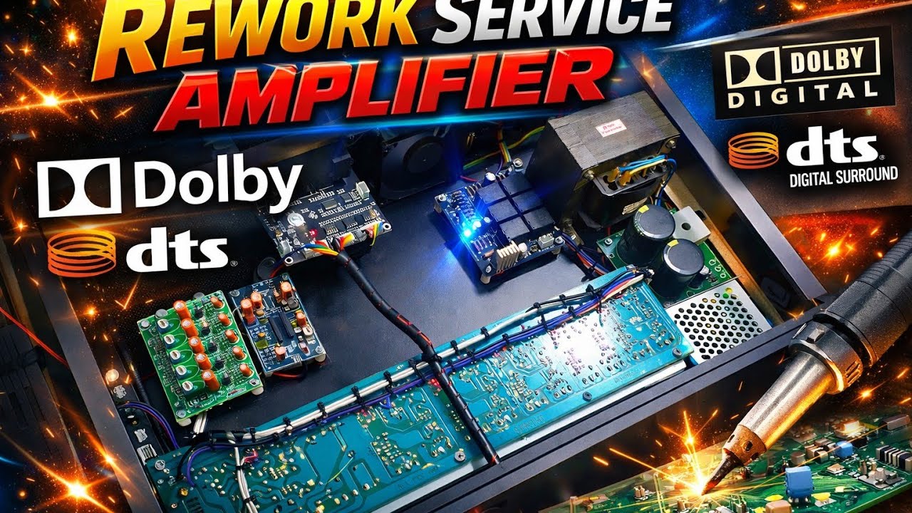 REWORK SERVICE MANUAL TO REMOTE KIT  AMPLIFIER DOLBY DTS AUDIO TIRUPUR 737 3328115🔥🔥🔥