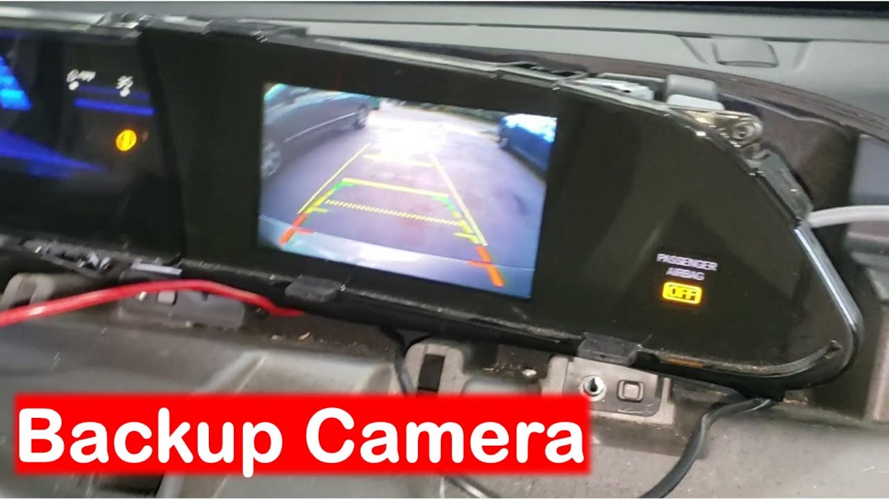 Instalar Cámara de Reversa, Trasera o Marcha Atrás, Honda Civic 2012. Pantalla I-MID. Backup Camera.