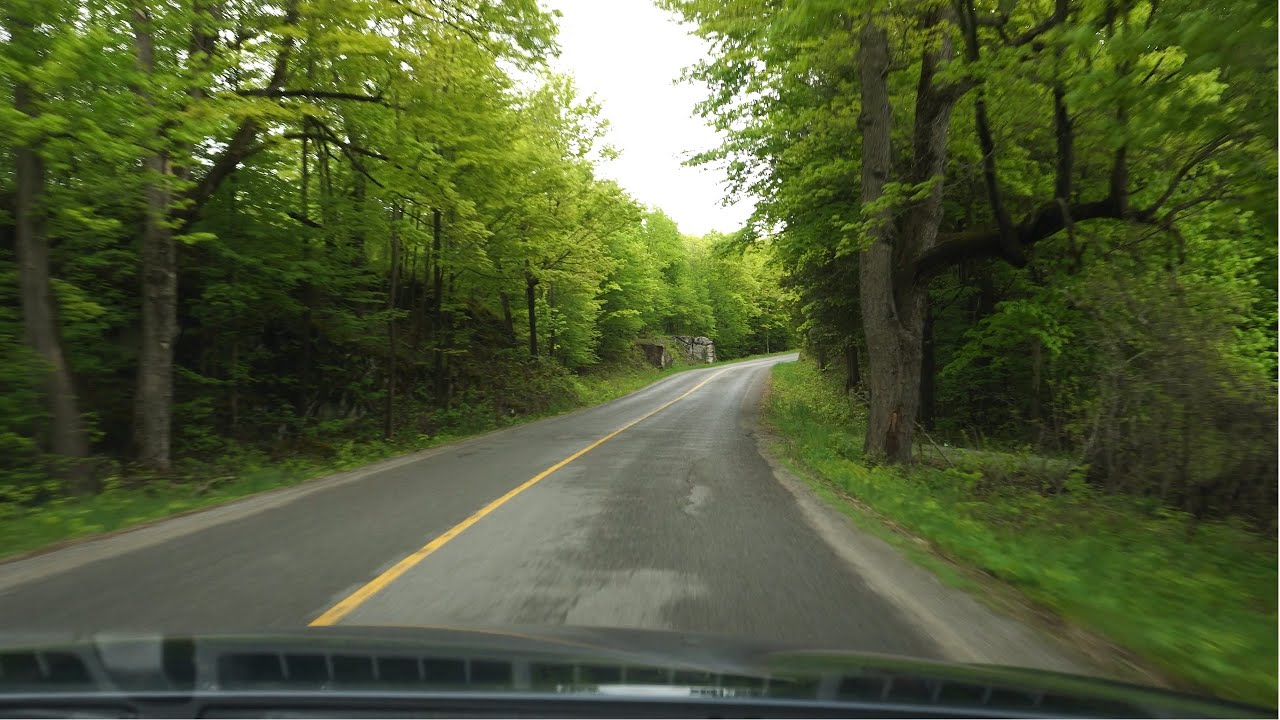 A Springtime Drive Down Opinicon Road and Chaffeys Lock Road (Ontario, Canada) 4K