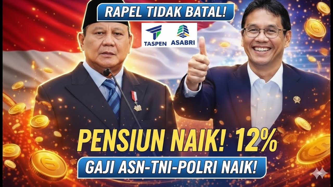 Pensiunan Wajib Tahu! Penjelasan Resmi Kenaikan Gaji & Rapel 2026