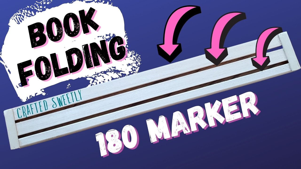 Book Folding Tool - 180 Marker for accurate, fast 180 folds
