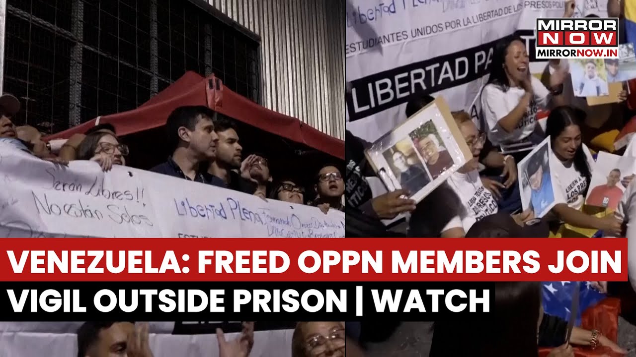 Venezuela: Freed Opposition Members Join Vigil Outside Prison; Leads Motorcades Post Maduro's Ouster