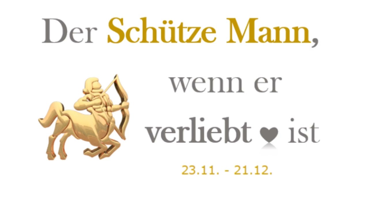Sternzeichen Sch&uuml;tze Mann 💛 &ndash; So ist er, wenn er verliebt ist