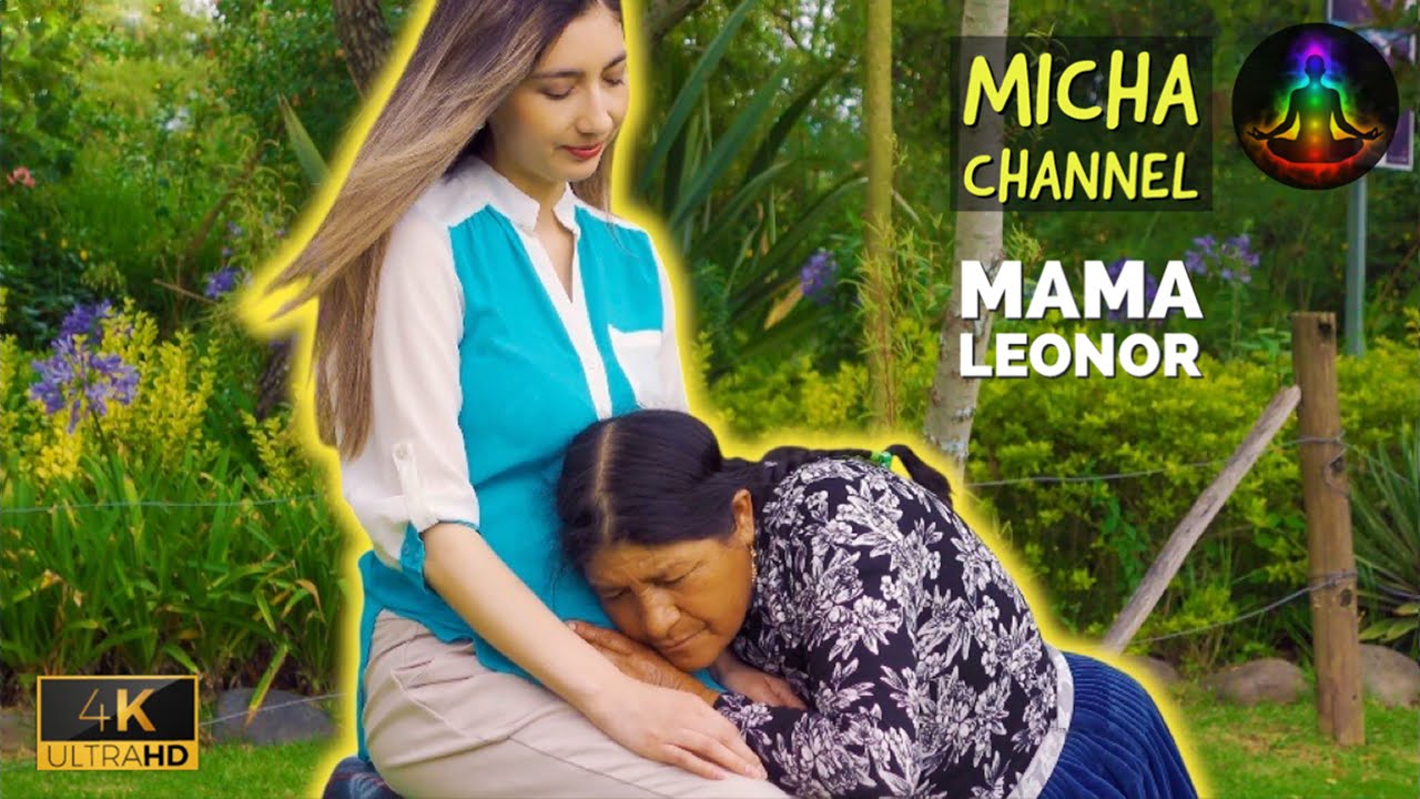 ASMR massage and spiritual energy cleansing (limpia) by Mama Leonor with soft sounds to sleep