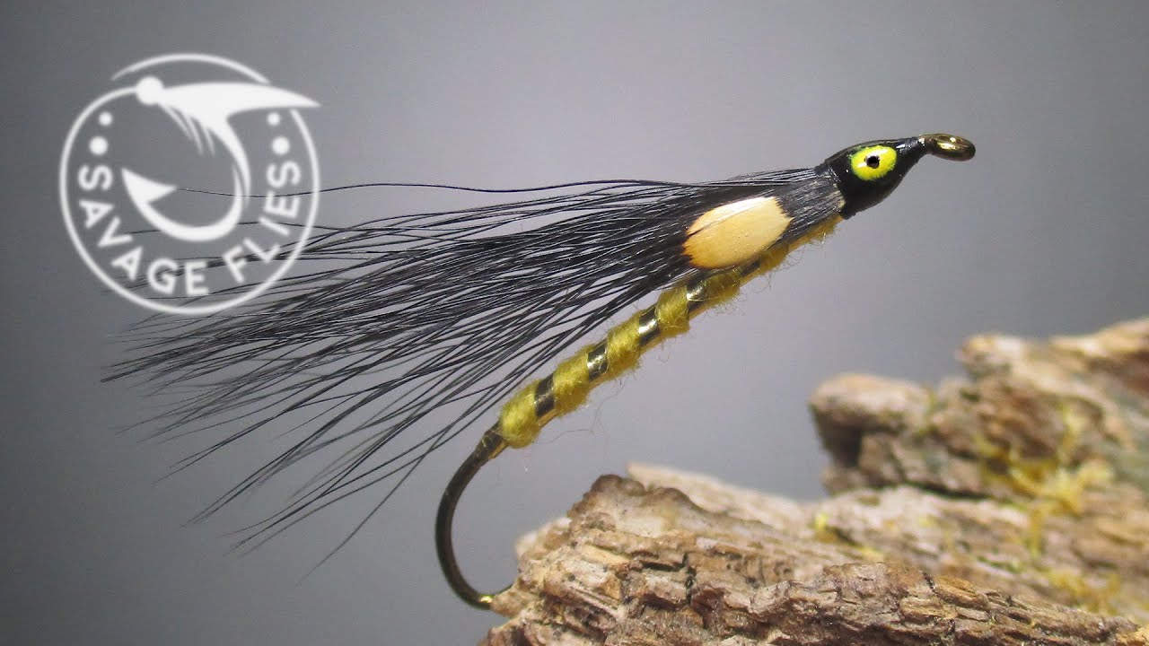 A vintage 1940s streamer (Charlie Fox's optic bucktail)