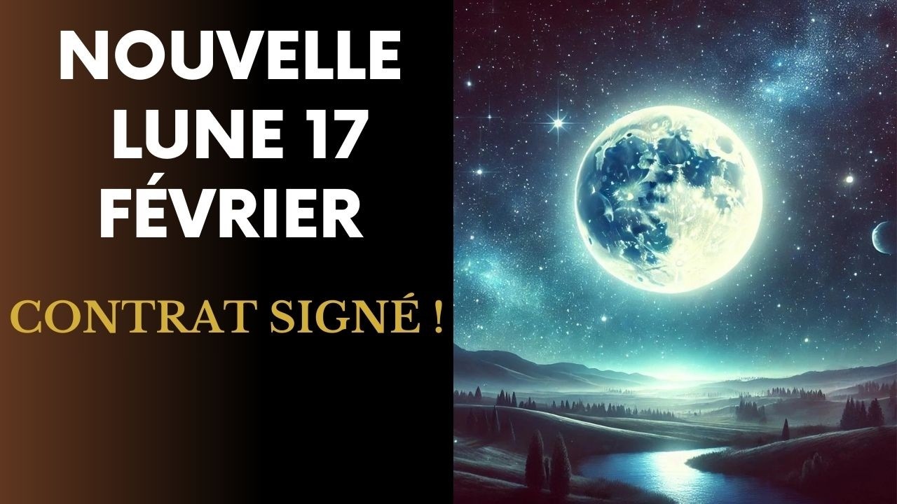 NOUVELLE LUNE 17 FÉVRIER : Un Contrat Inattendu arrive ! (Fin des soucis financiers) 💰