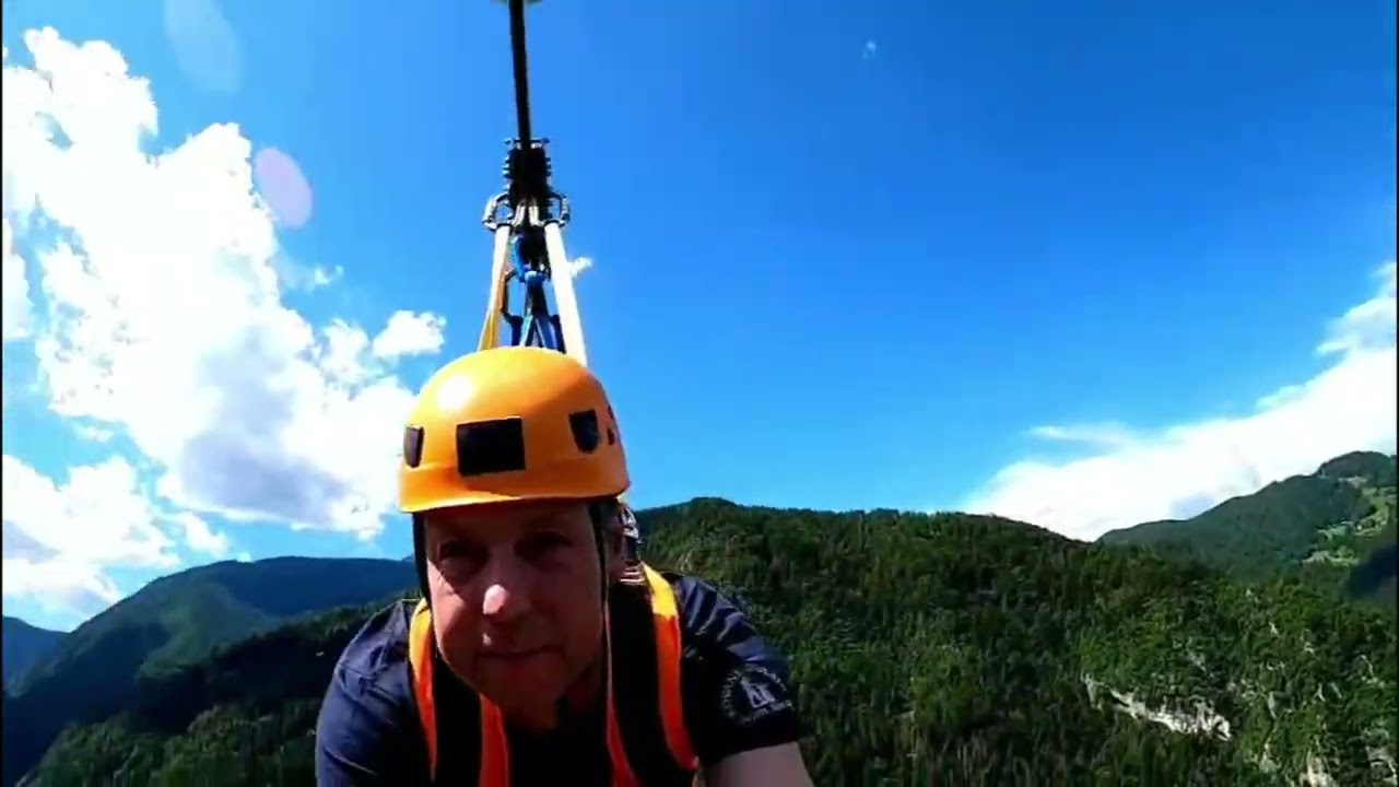 Zipline Olimpline with Neodymius Z3 superman trolleys
