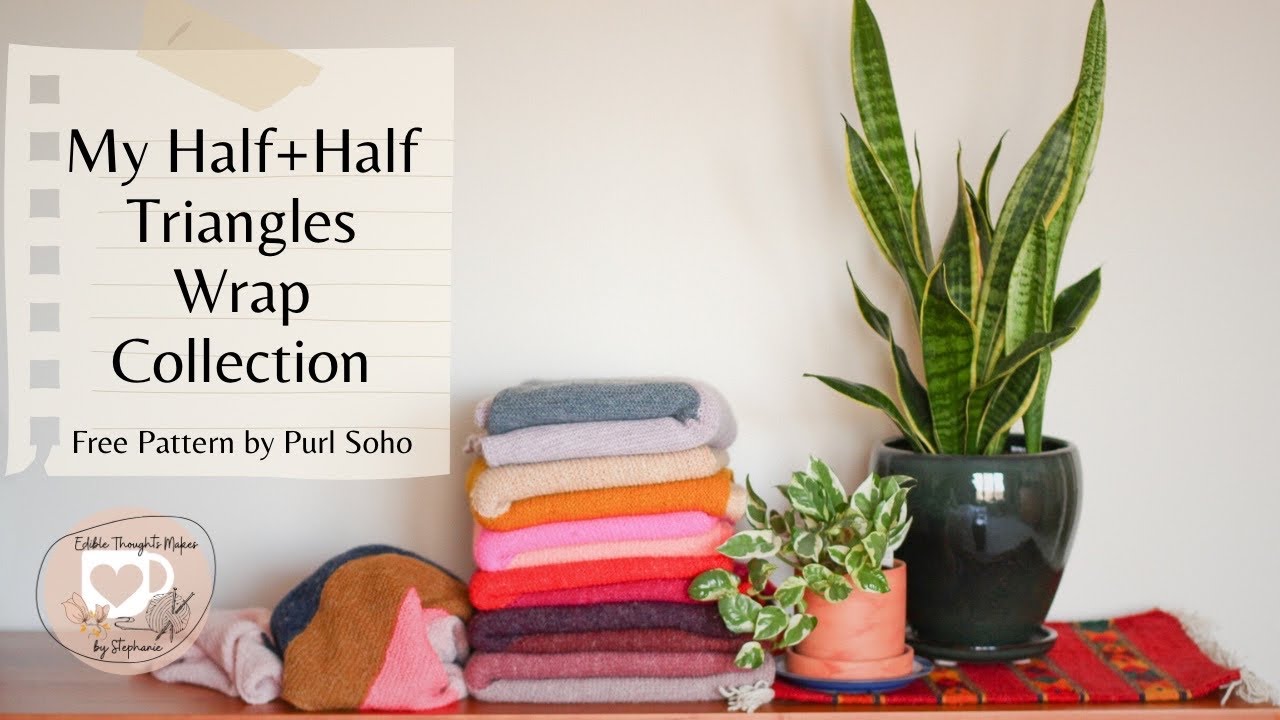 My Half + Half Triangles Wrap Collection | Edible Thoughts Makes