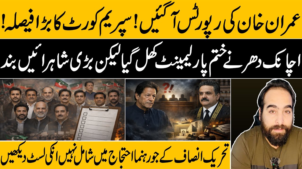 Supreme Court’s Big Decision: Khan’s Report Released | Protests Suddenly End | Highways Blocked
