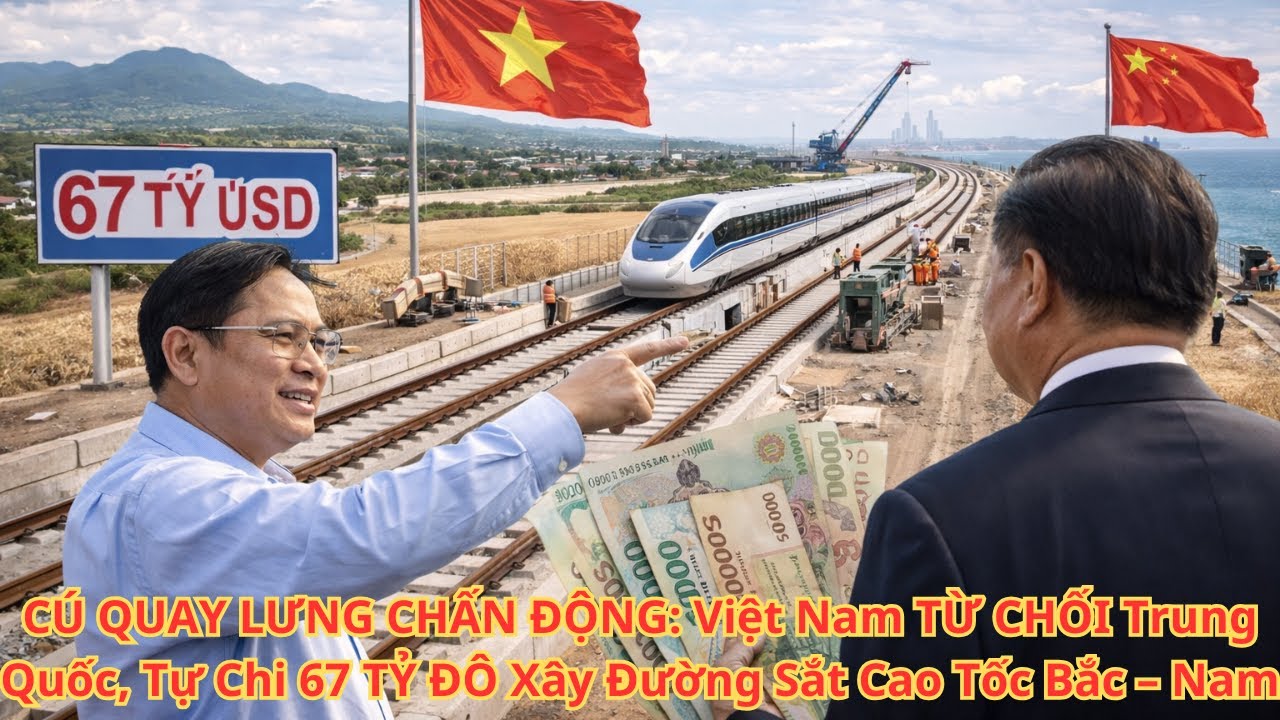 CÚ QUAY LƯNG CHẤN ĐỘNG Việt Nam TỪ CHỐI Trung Quốc, Tự Chi 67 TỶ ĐÔ Xây Đường Sắt Cao Tốc Bắc – Nam