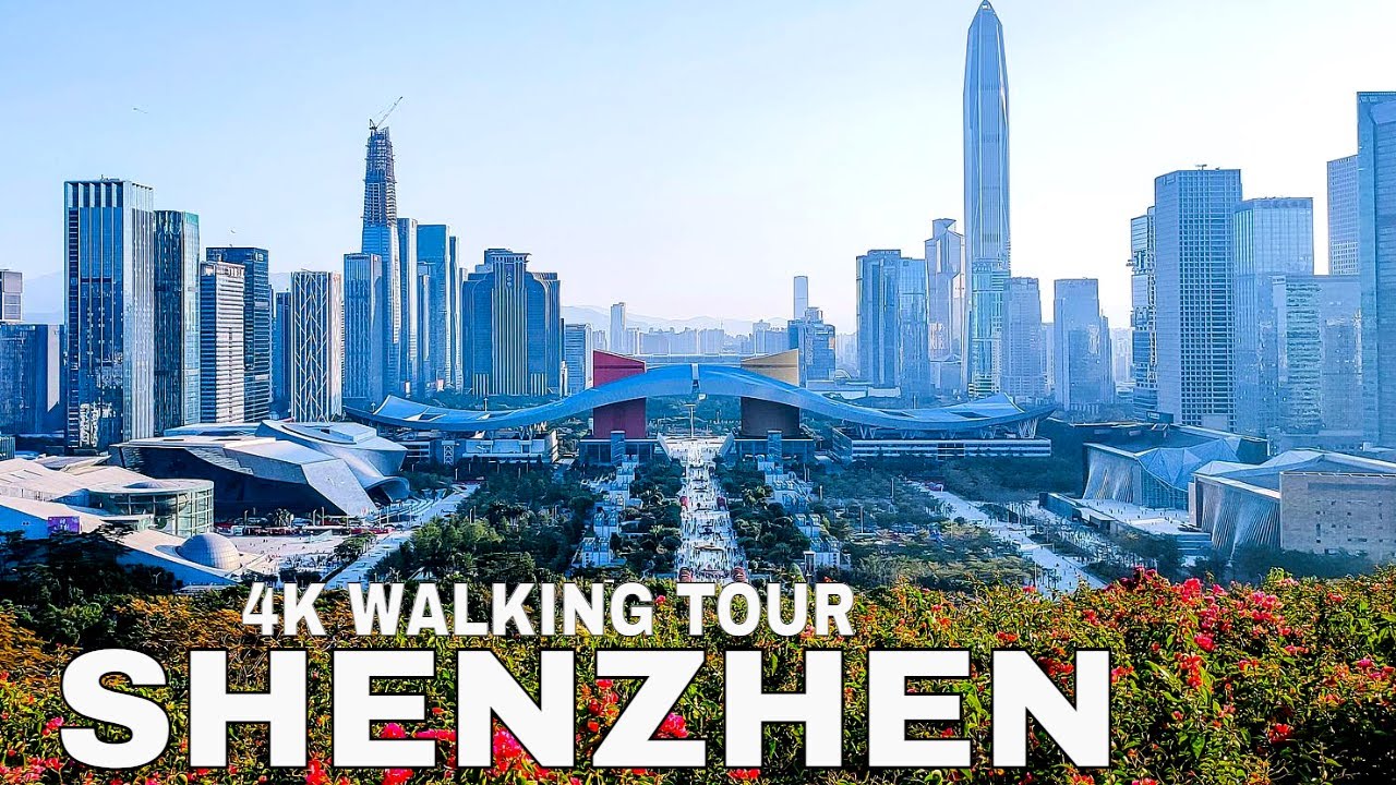 Shenzhen China CBD | City Of The Future? | 4K Walking Tour | October 2021