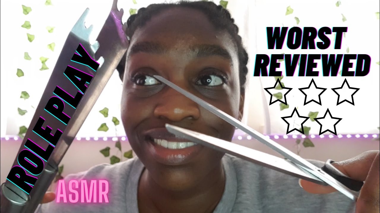 ASMR-WORST REVIEWED HAIR SALON 💇🏿‍♀️ ROLE PLAY ROLE PLAY