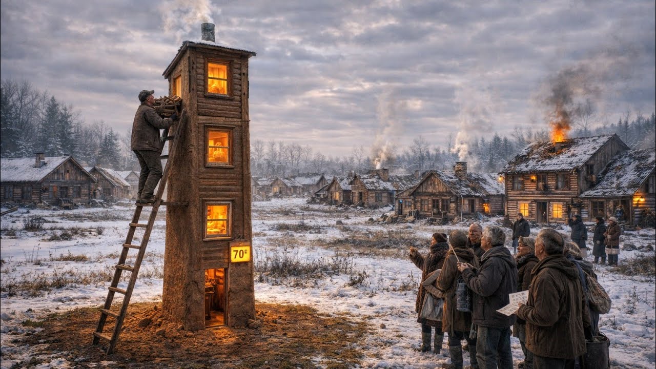 Winter Laughed At for Stacking Three Tiny Rooms on Top of Each Other the Top One Hit 74° on Its Own