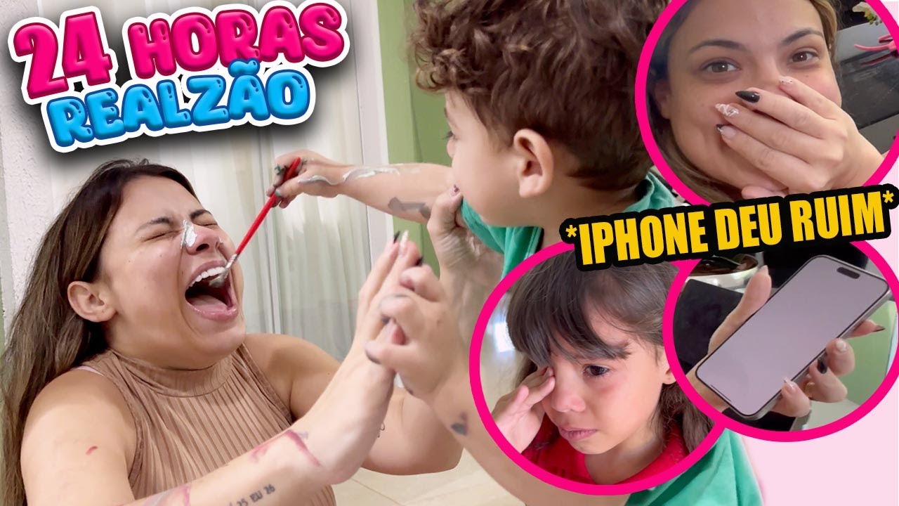 1 HORA DE VLOG DA MINHA ROTINA COMO MÃE DE 3 NA REAL EM 24 HORAS * Não consegui | Kathy Castricini