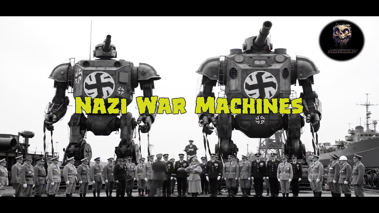 Nazi War Machines.  An ai generated newsreel  #aivideo #ai #shorts #ww2 #aishort