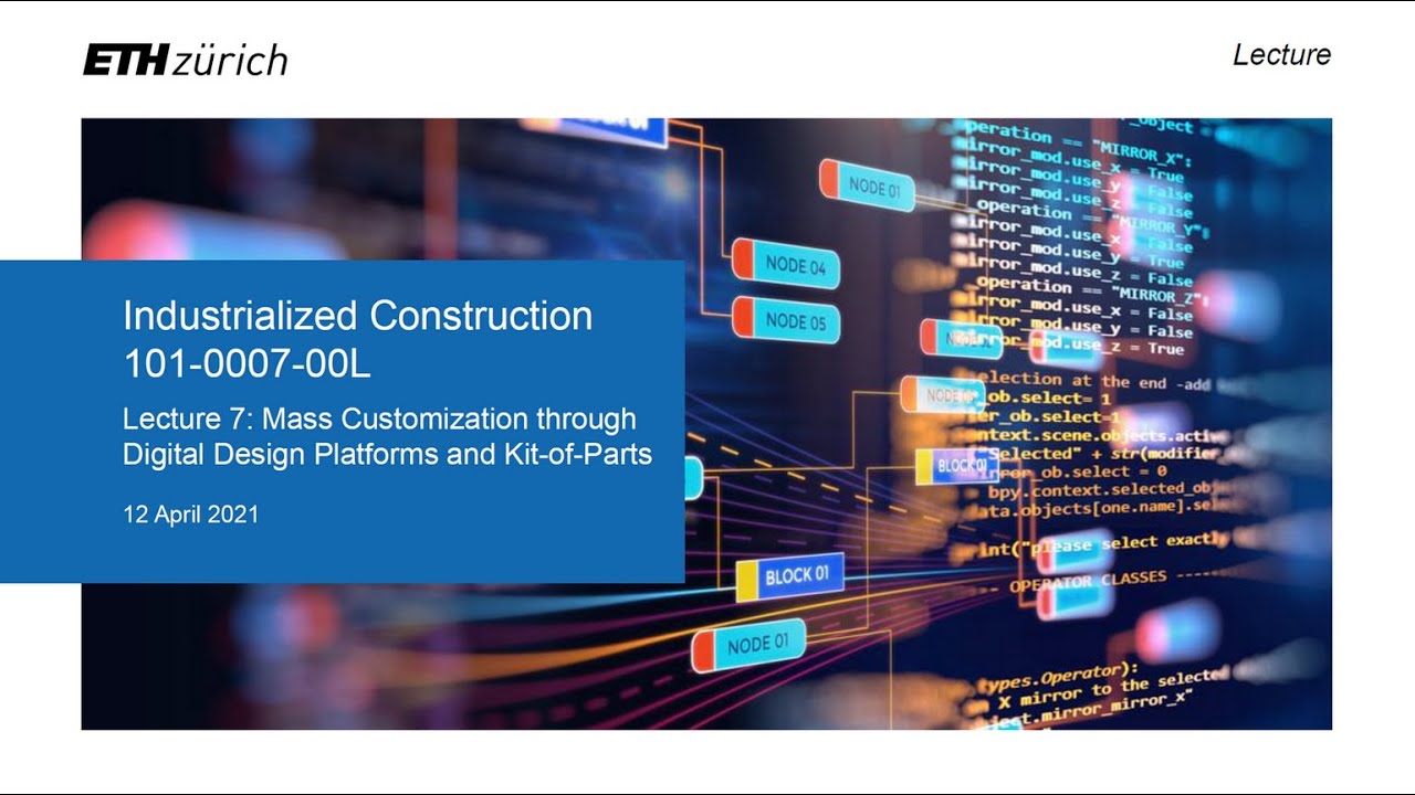 Lecture 6: Digital Platforms: Configurators, Kit of Parts, Mass Customation