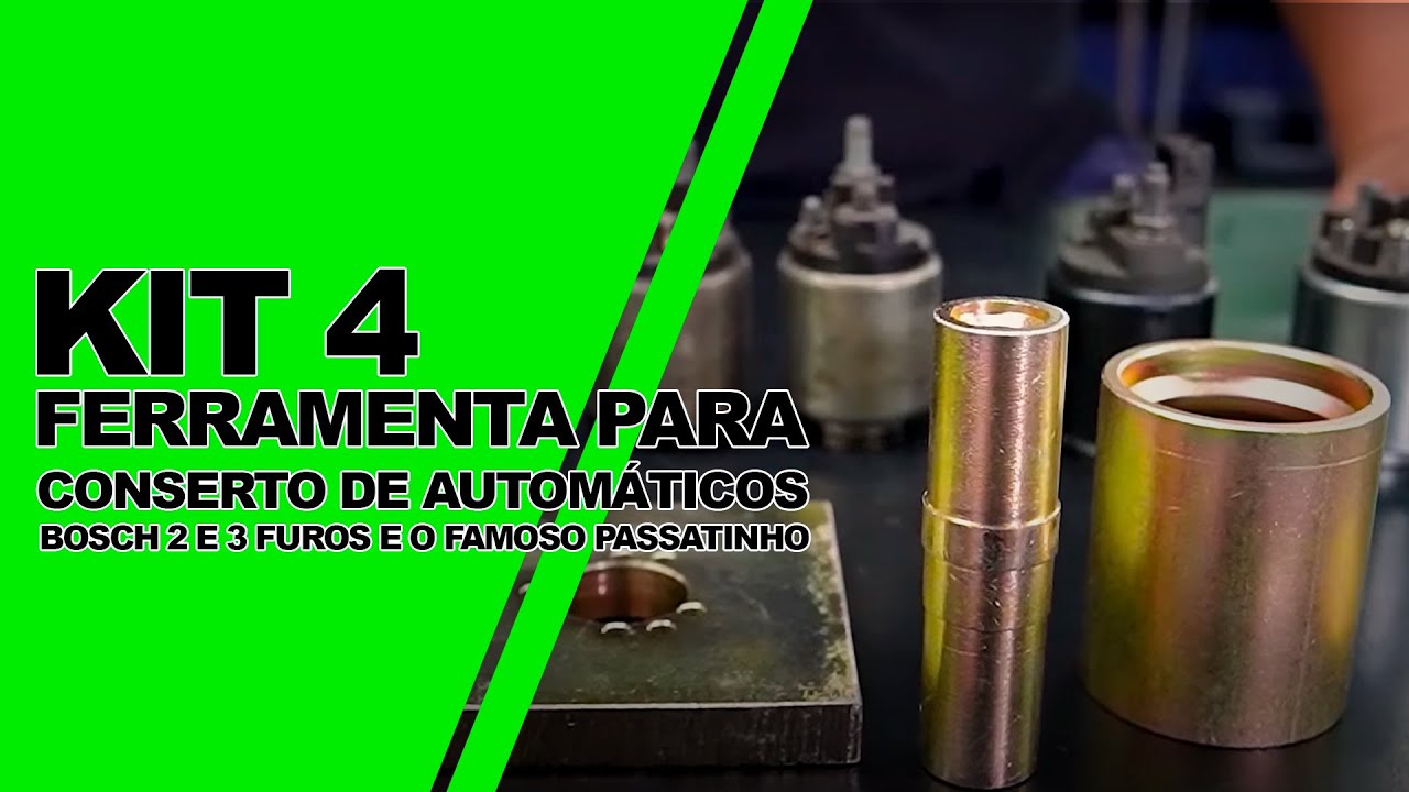 Kit 4 / Ferramenta Para Conserto de Automaticos Bosch 2 e 3 Furos e o Famoso Passatinho
