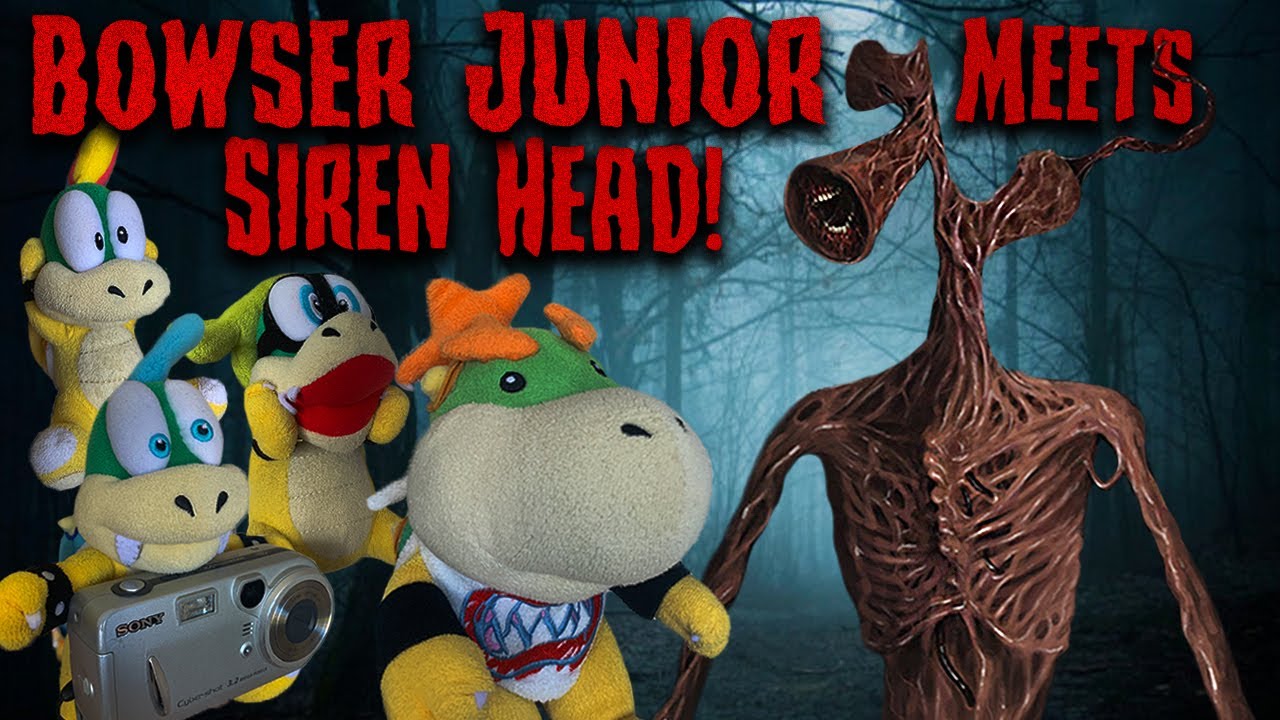 Bowser Junior Meets Siren Head! - Super Mario Richie