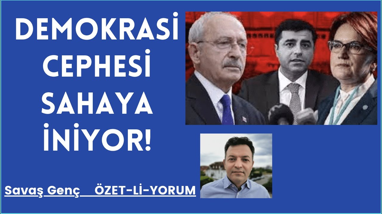 DEMİRTAŞ MEKTUBU - DEMOKRASİ CEPHESİ ÇAĞRISI