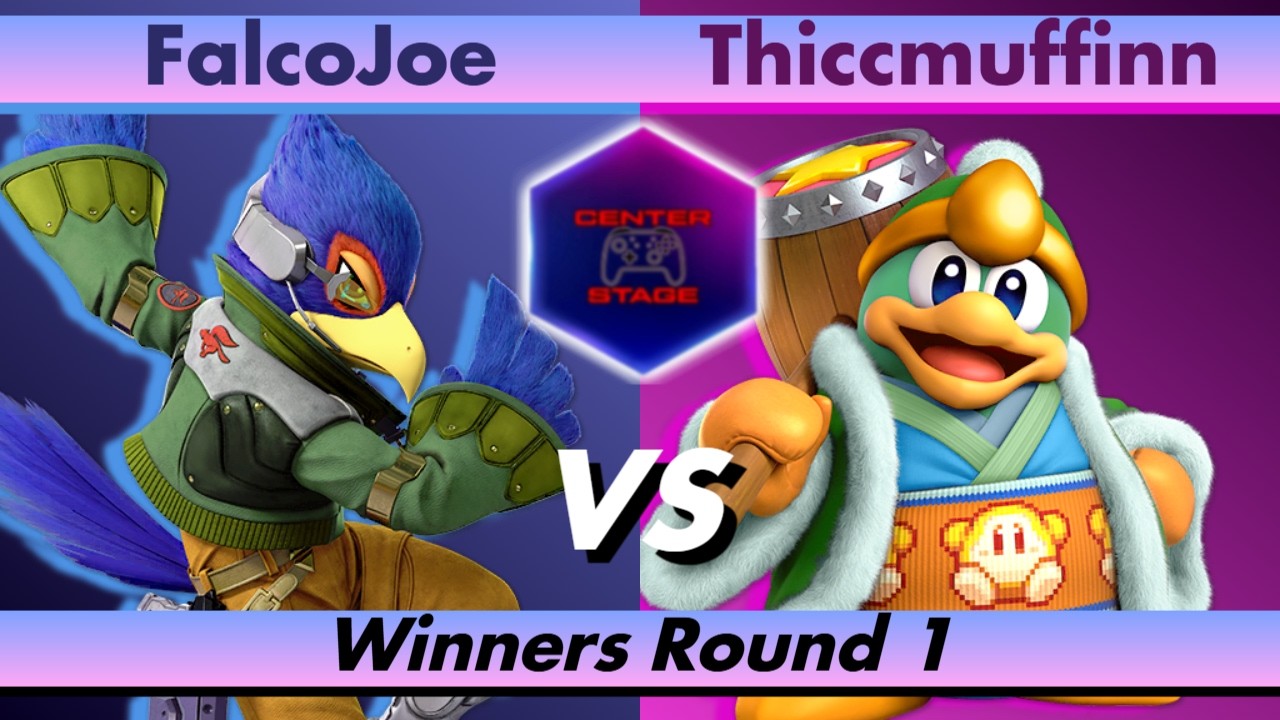 Center Stage #120 - FalcoJoe (Falco) vs Thiccmuffinn (King Dedede) - Super Smash Bros Ultimate SSBU