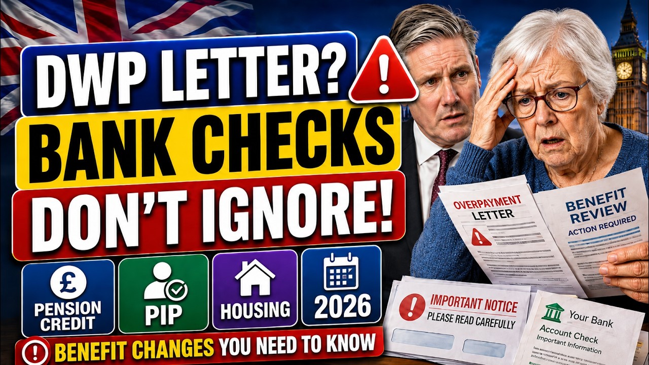 ⚠️ UK DWP BENEFIT CHANGES 2026: Overpayment Letters, Bank Checks & Pension Credit Warning