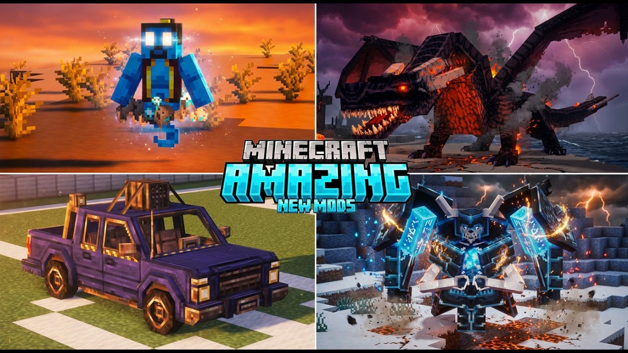 10 Amazing Minecraft Mods You’ve Probably Never Tried ! (1.20.1 to 1.21.11)