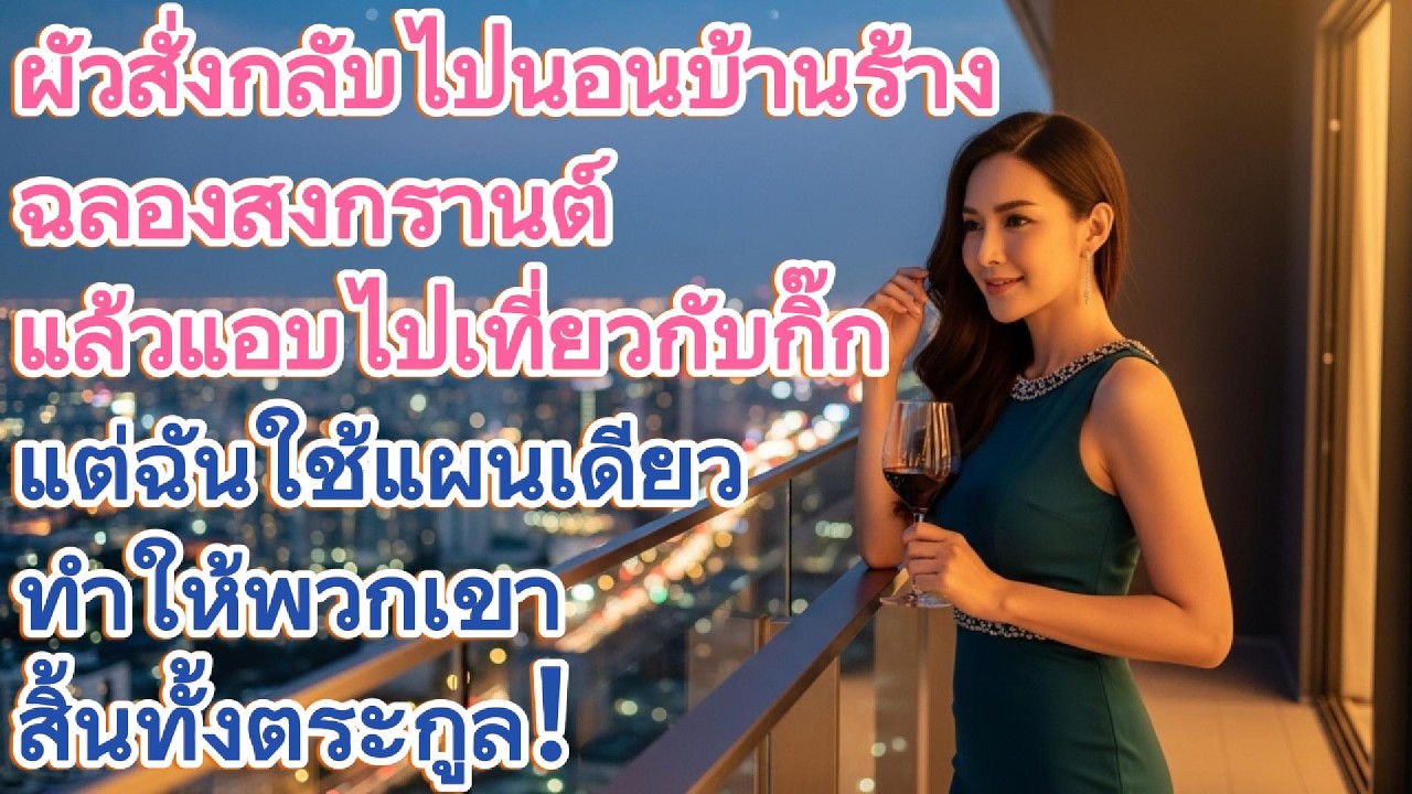ผัวไล่ไปนอนบ้านร้างแล้วแอบไปเที่ยวกับกิ๊ก เลยจัดแผนเดียว...สิ้นเนื้อประดาตัว!