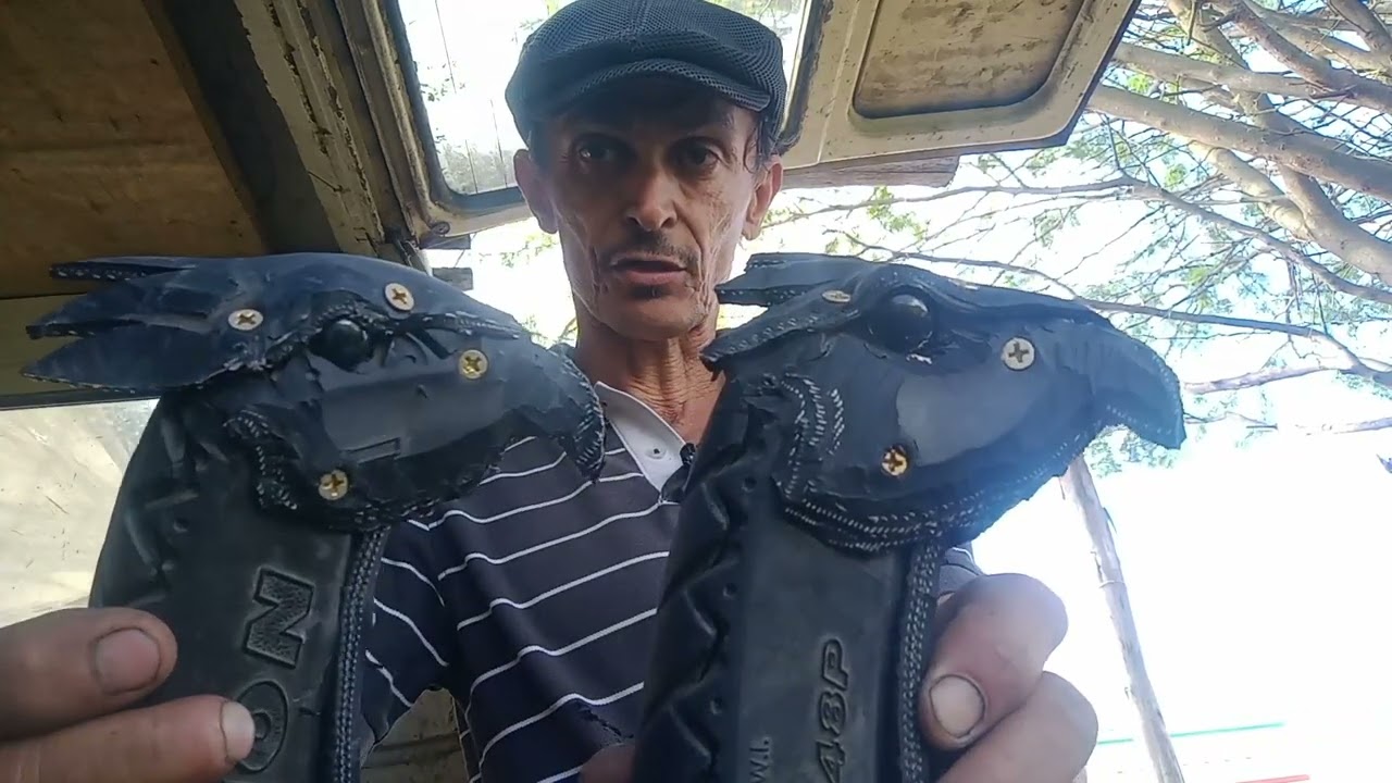 cabeça de feita de pneu
