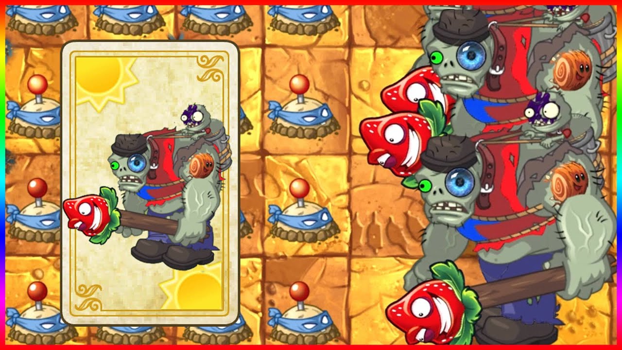 Gargantuar Zombie MOD vs Every Plants - Plants vs Zombies 2