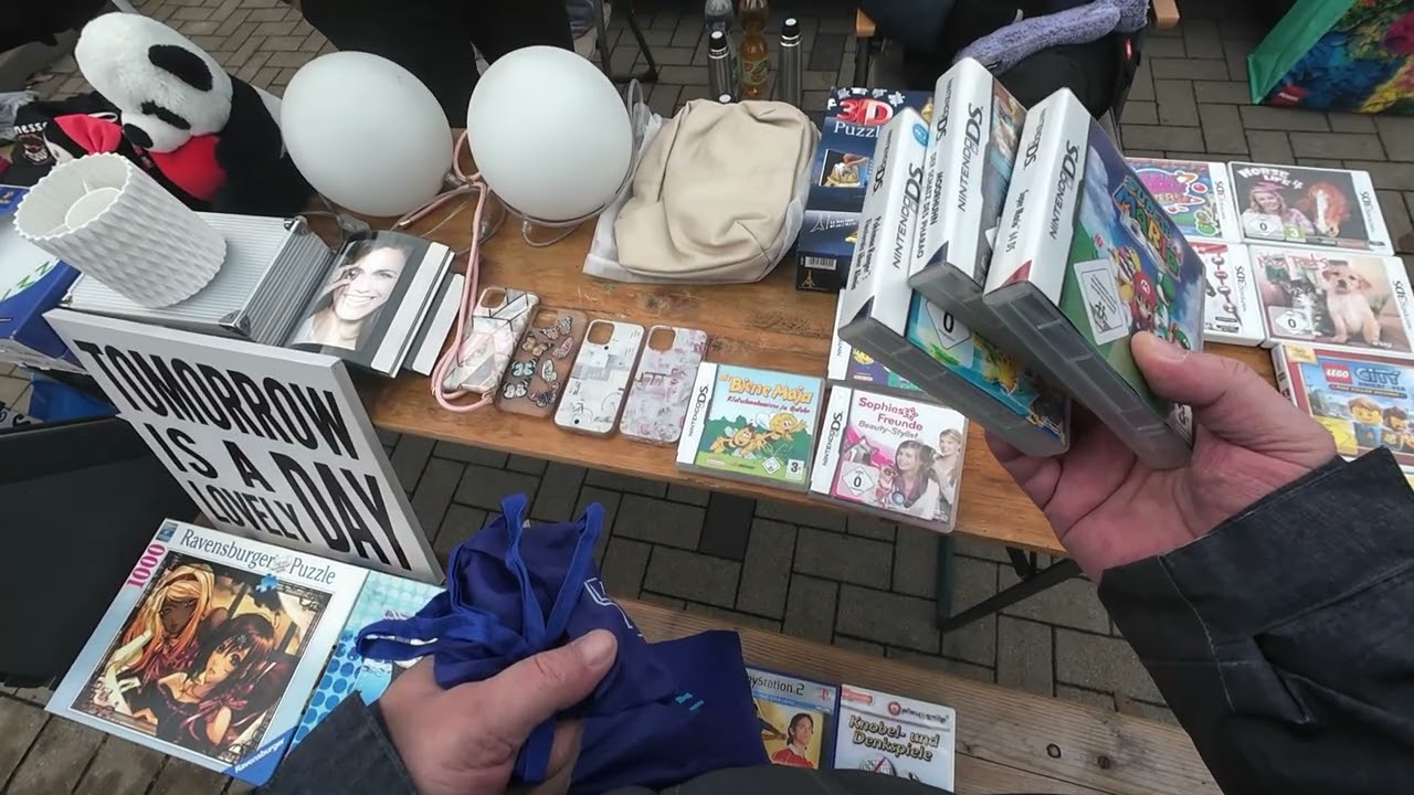Mein zweites Flohmarkt Video und eine schöne Ausbeute gemacht...