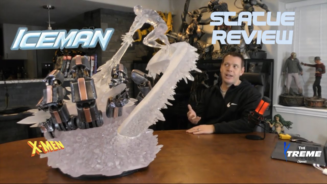 Giant X-Men Statue: Custom Iceman Vs Sentinel Statue Review