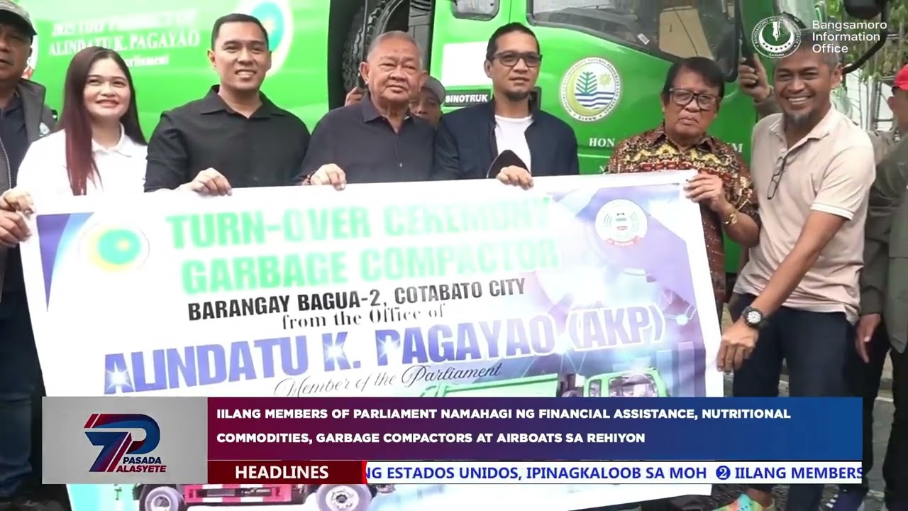 IILANG MEMBERS OF PARLIAMENT NAMAHAGI NG FINANCIAL ASSISTANCE, NUTRITIONAL COMMODITIES,
