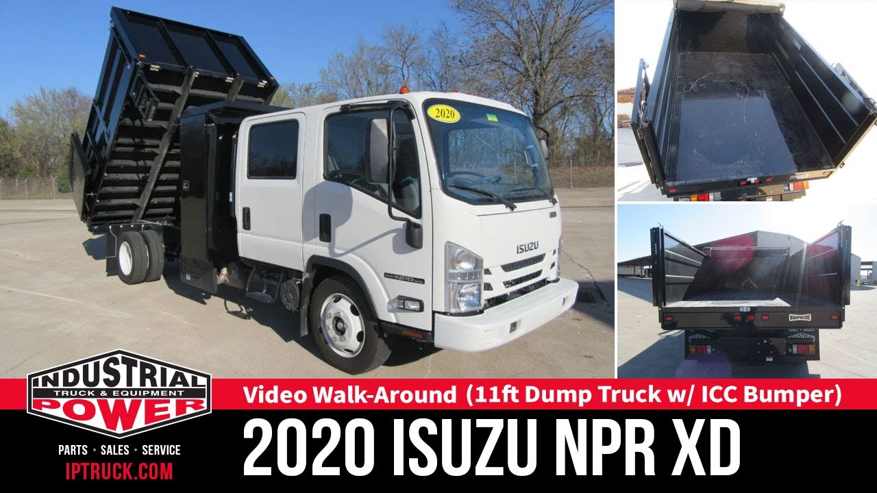 Brand New 2020 Isuzu NPR XD 11ft Dump Truck IP Truck