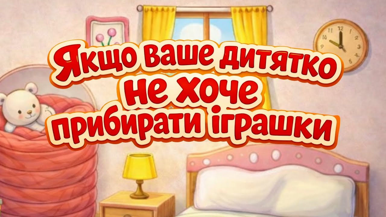 АУДІОКАЗКА НА НІЧ / ЯКЩО ДИТЯ НЕ ХОЧЕ ПРИБИРАТИ ІГРАШКИ