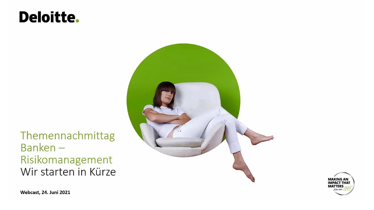 Deloitte Bankennachmittag I/2021 - Risikomanagement