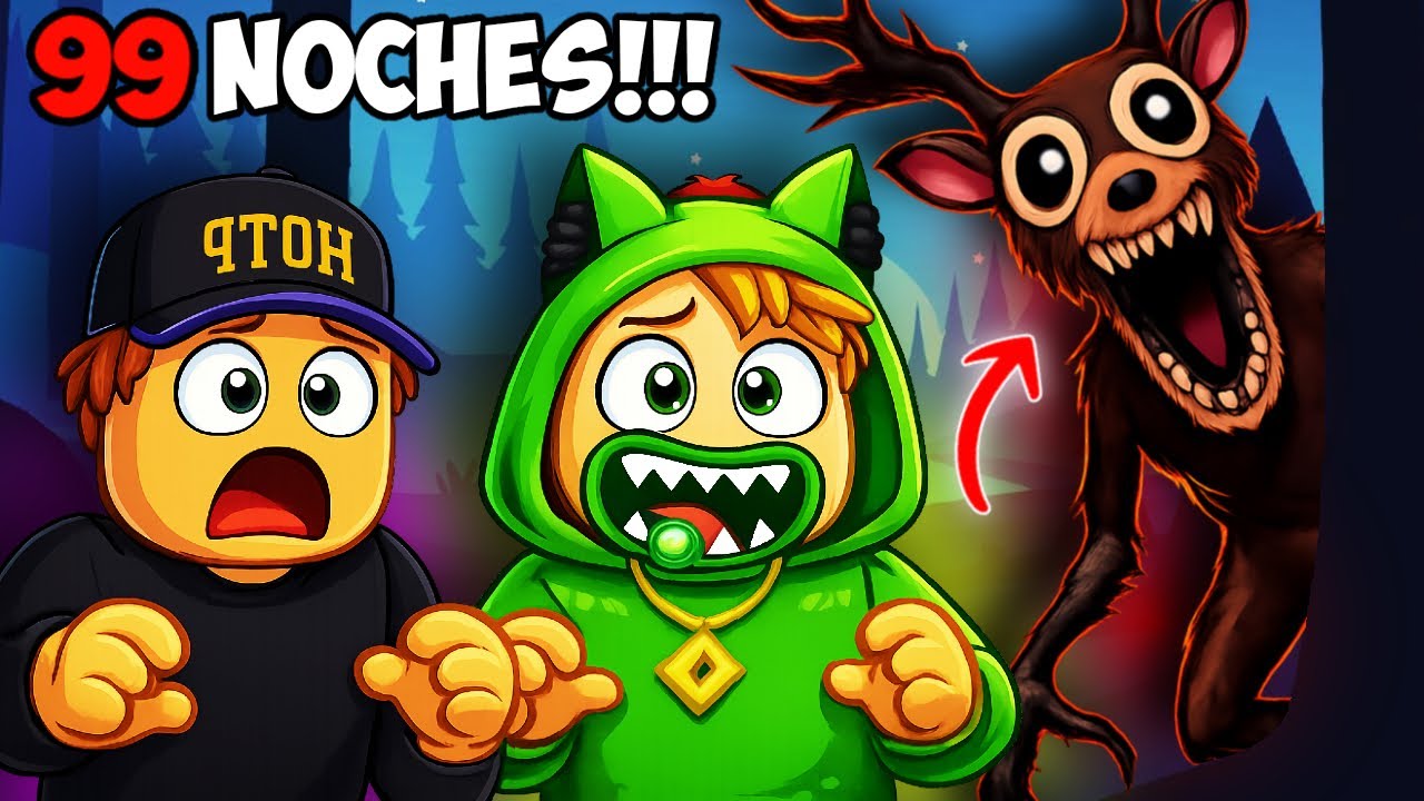 ¿Podremos SOBREVIVIR las 99 Noches en Roblox?😱🦌