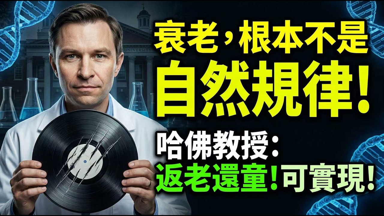 活到120歲只是保底？哈佛教授揭秘：衰老其實是一種「病」，而且可以被逆轉！🧬✨