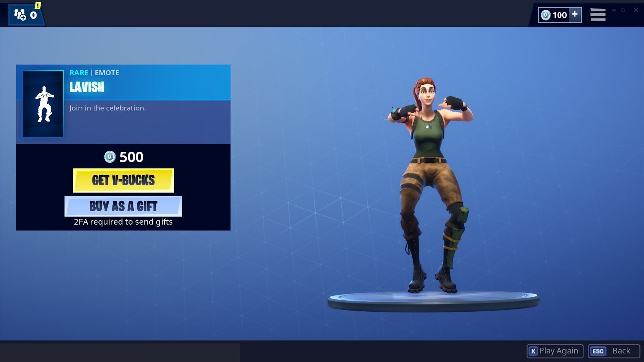 *NEW* LAVISH dance - Fortnite Item Shop (2019-05-07)