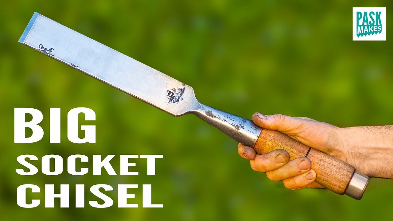 Handmade Forged Socket Chisel - Blacksmithing Practice