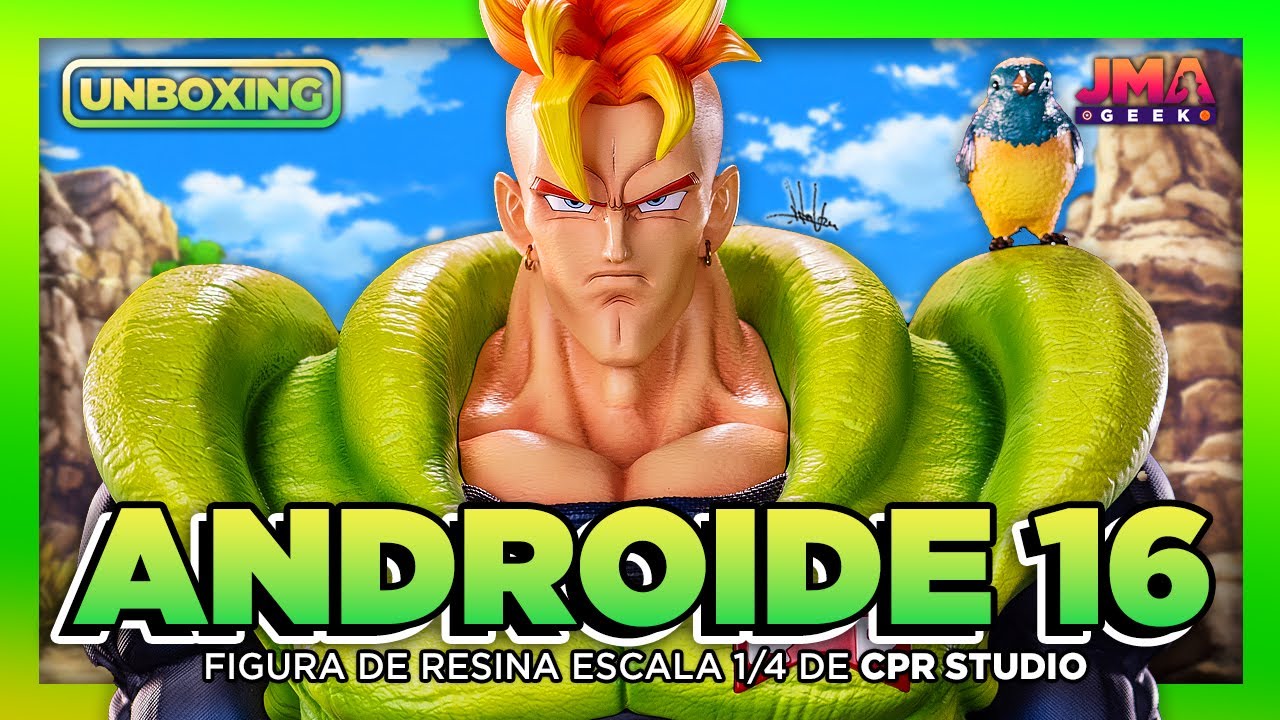 🐉DRAGON BALL Z: ANDROIDE 16 Figura de resina 1/4 de CPR Studio | UNBOXING | Out of the Box