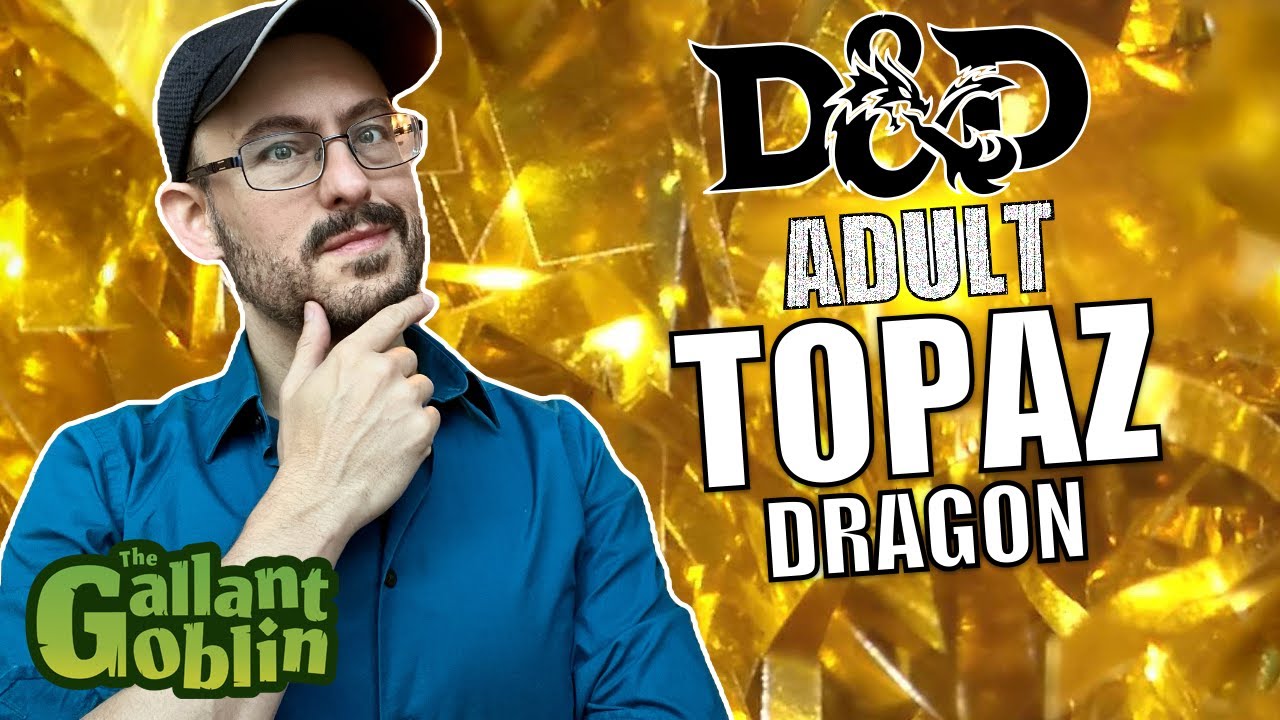 Обзор взрослого дракона Топаза &mdash; D&D &mdash; WizKids Games