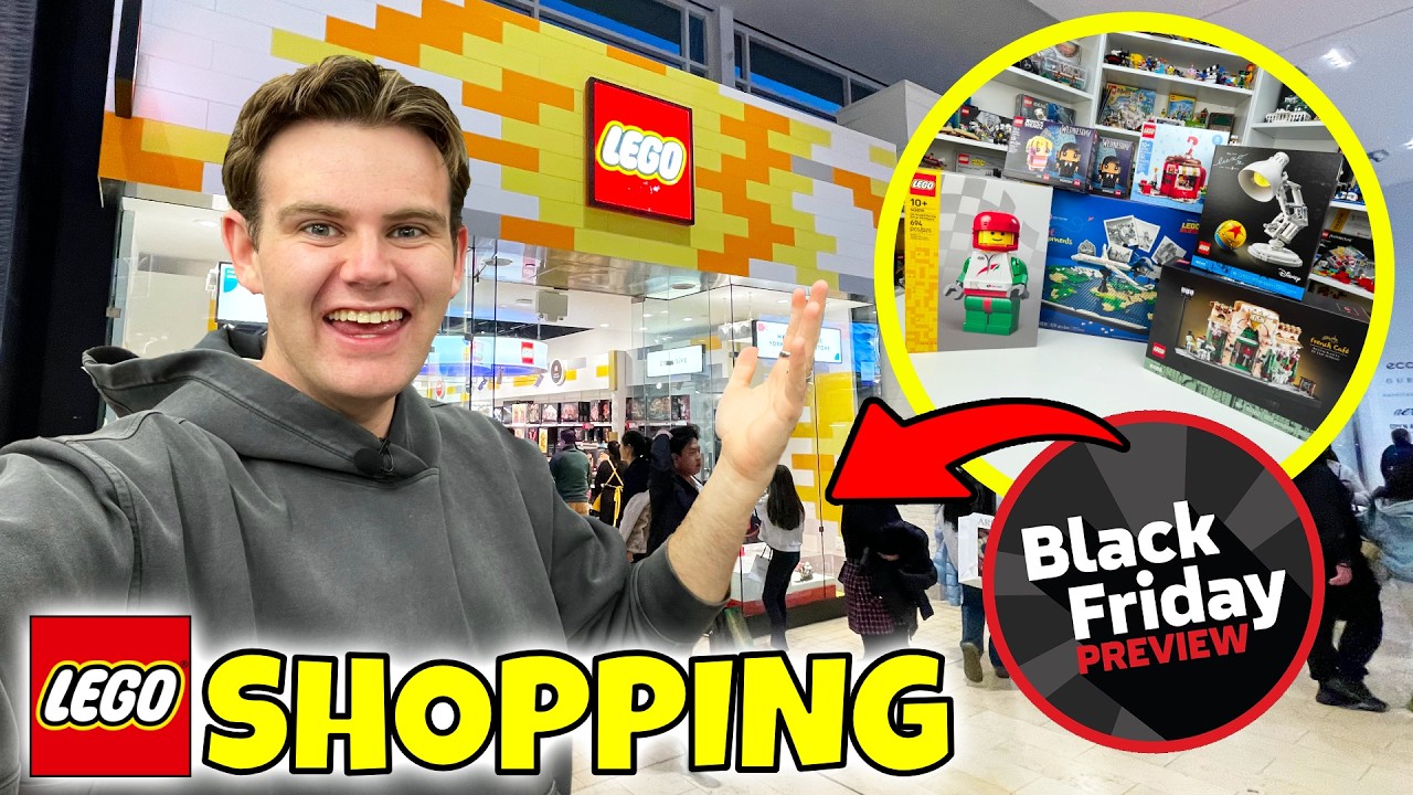 LEGO Black Friday Shopping Vlog at the LEGO Store! + LEGO HAUL