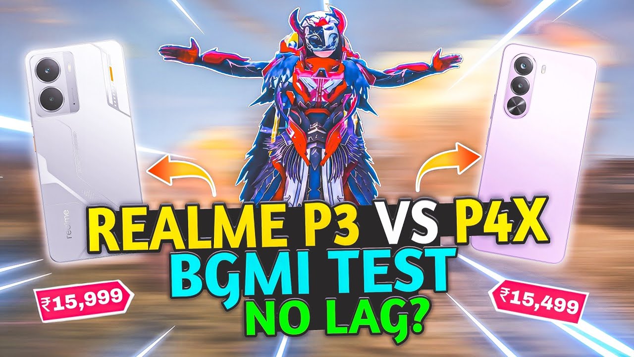 🔥Realme P4x vs Realme P3 BGMI Test 🚀 Which Phone is Best for Gaming?