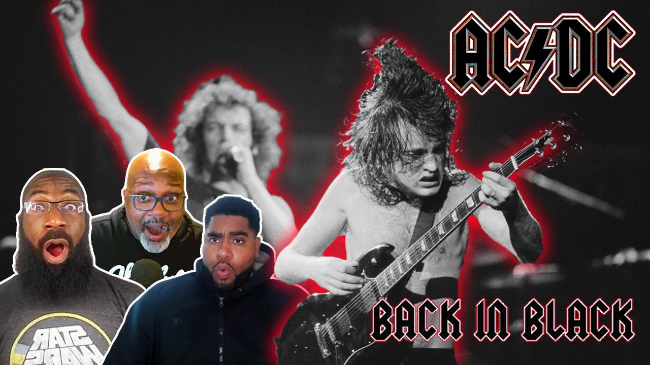 Первый просмотр концерта AC/DC Back in Black Live, и мы в ШОКЕ! Гитарные риффы и барабаны!!!