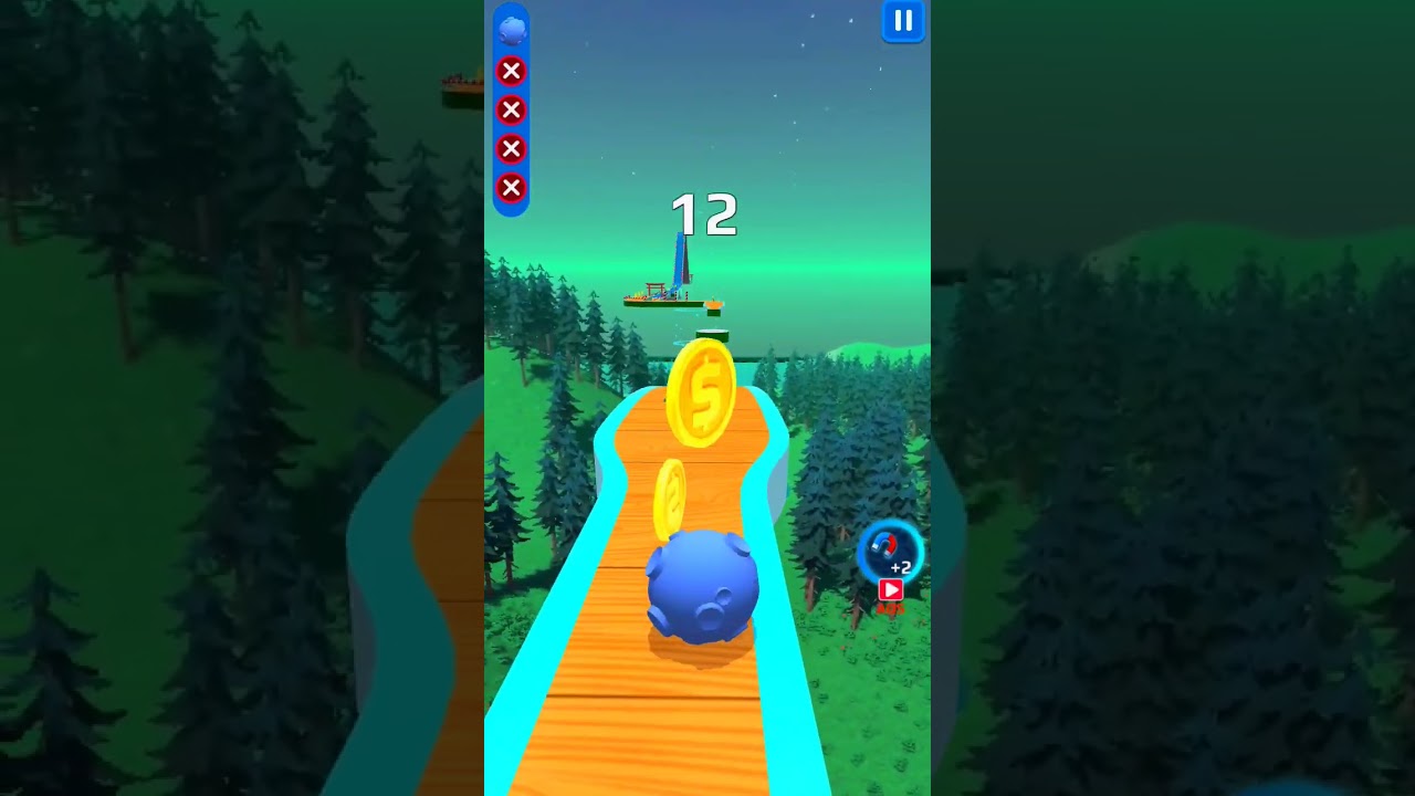 Sky Rolling Ball 3D : Funny🤣 Speedrun Gameplay #skyrollingball3d #shorts #funny #goingballs