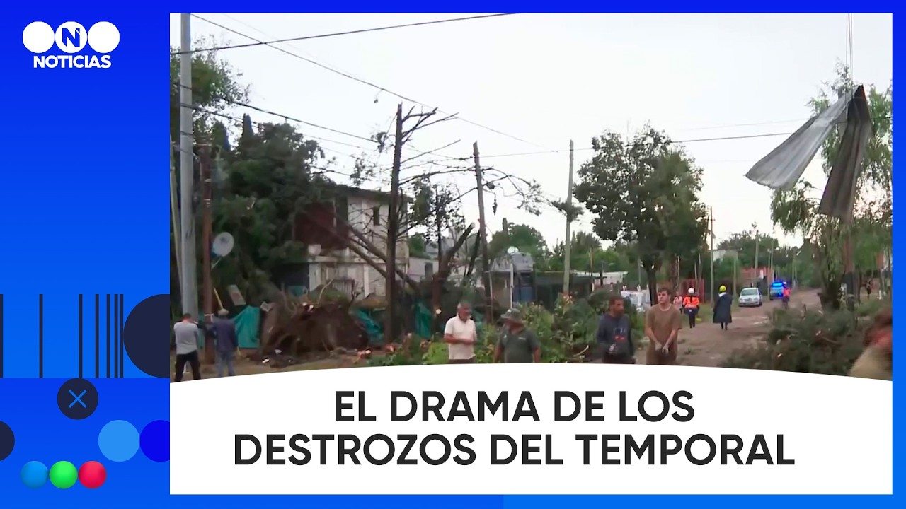 TORMENTA y DESTROZOS: el DRAMA de los que tienen que volver a empezar #TelefeNoticias