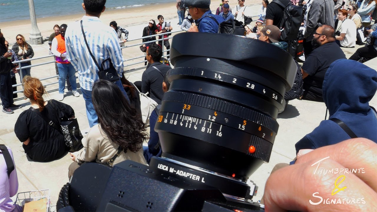 Leica 50mm f1 Noctilux | Отпечатки пальцев и подписи