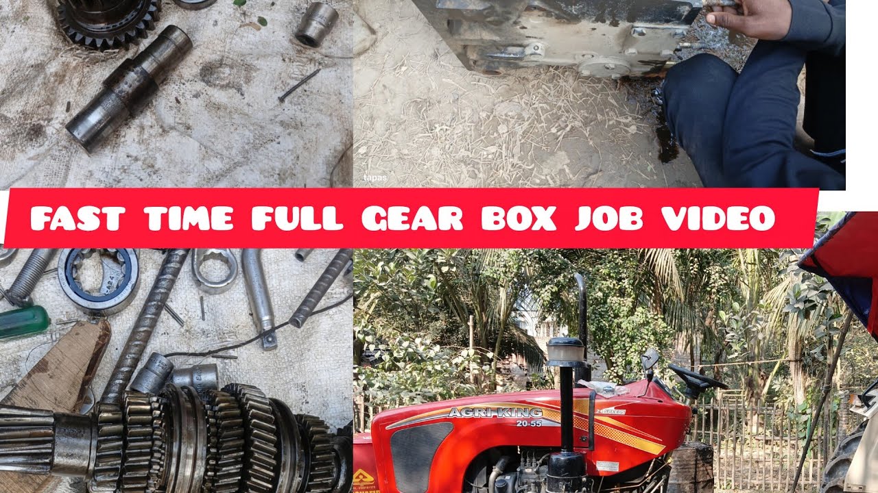 AGRI KING 20 55 FULL GEAR BOX JOB PART 1