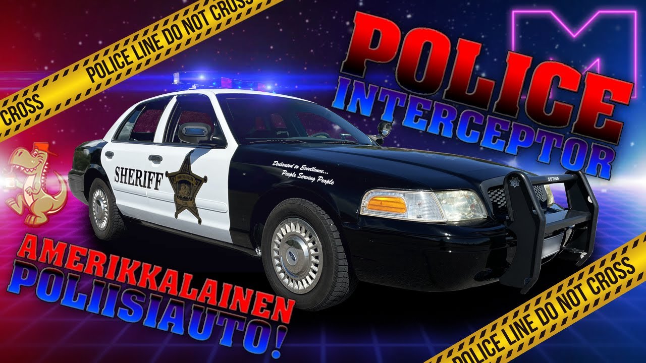 KOEAJOSSA - JENKKIEN POLIISIAUTO - FORD CROWN VICTORIA POLICE INTERCEPTOR -02 (4K)